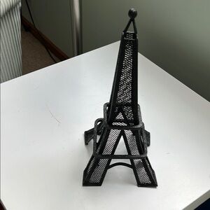 Black Eiffel Tower Metal Sculpture